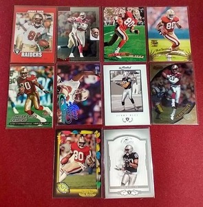lot 23 image: (10) Jerry Rice Cards