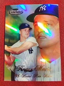 lot 31 image: 1998 Topps Gold Label Roger Maris Card - Black Label Parallel