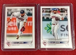 lot 32 image: (2) 2022 Topps Royce Lewis Rookie Cards