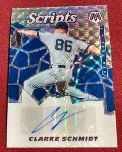 lot 47 image: 2021 Mosaic Clarke Schmidt Autograph Card