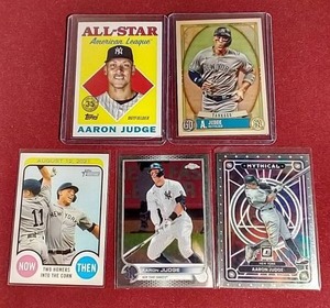 lot 49 image: (5) Aaron Judge Cards