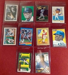 lot 77 image: (10) Ken Griffey Jr. Cards