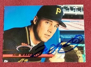 lot 79 image: Autographed Tim Wakefield Card