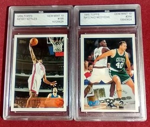 lot 96 image: (2) FGS 10 Graded Basketball Cards