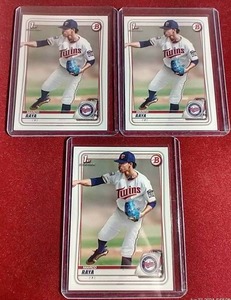 lot 116 image: (3) 2020 Bowman Marco Raya 1st Bowman Cards
