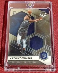 lot 132 image: 2020-21 Mosaic Anthony Edwards Rookie Card