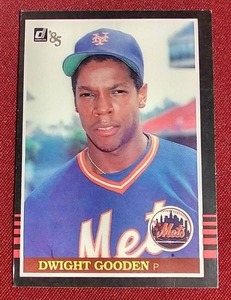 lot 141 image: 1985 Donruss Dwight Gooden Rookie Card