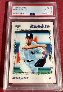lot 147 image: 1996 Score Derek Jeter Rookie Card - PSA 6
