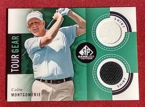 lot 163 image: 2014 SP Colin Montgomerie Game Used Card