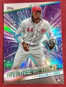 lot 164 image: 2024 Topps Stars of MLB Elly De La Cruz Rookie Card