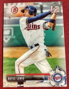 lot 178 image: 2018 Bowman Royce Lewis 1st Bowman Card