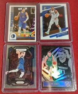 lot 185 image: (4) Luka Doncic Cards