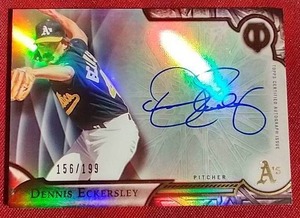lot 190 image: 2016 Topps Tribute Dennis Eckersley Autograph Card - #d199