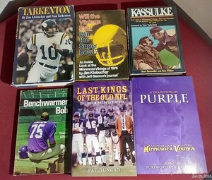 lot 214 image: (6) Minnesota Vikings History Books - Some Vintage