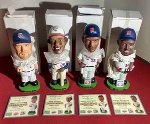 lot 221 image: Complete (4) 2001 Minnesota Twins Stadium Give Away Bobblehead Set