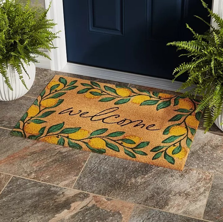 lot 273 image: NEW Members Mark Summer Welcome Mat - IndoorOutdoor