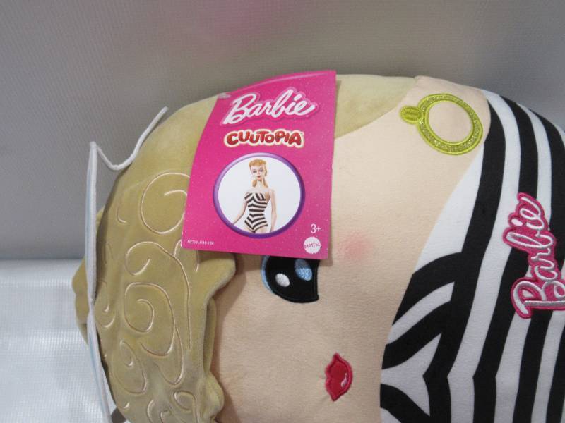 lot 168 image: NEW Barbie Cuutopia 14-inch Plush - Black and White Outfit