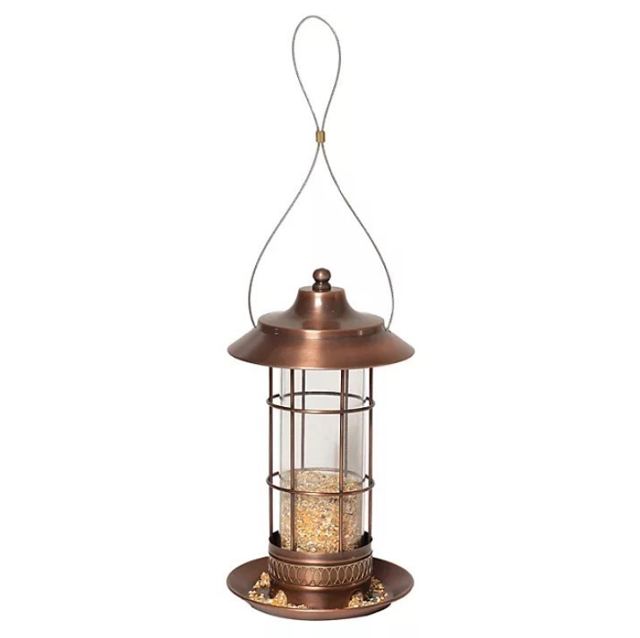 lot 173 image: NEW Members Mark Copper Antique Bird Feeder
