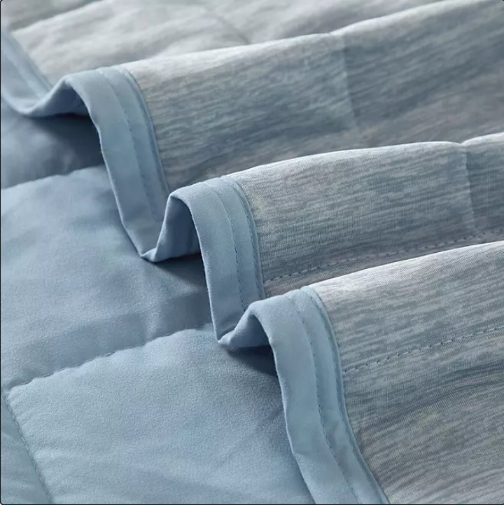 lot 136 image: Brookfield Home Cooling Throw 60x70 - Light Blue