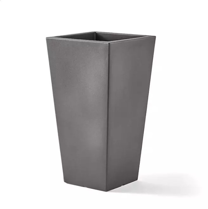 lot 98 image: NEW Members Mark Tall Square Planter - Cedar Gray