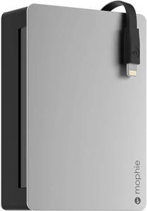 lot 732 image: Mophie Powerstation Plus 3X with Lightning Connector (5,000mAh) - SilverBlack