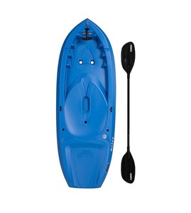 lot 97 image: NEW Lifetime Relay 55 Kids Sit-On-Top Kayak - Blue