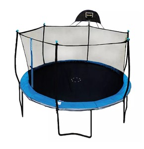 lot 117 image: NEW Sportspower Bounce Pro 14 Trampoline with Heavy Duty Basketball System