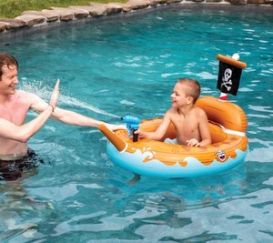 lot 286 image: NEW BigMouth Vehicle Water Blaster Float - Pirate Ship