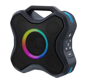 lot 307 image: NEW ION Audio Aquaboom X Floating Waterproof Bluetooth Speaker with LEDs and Rechargeable Battery