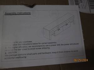 black tv stand...