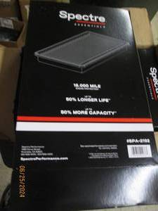 case of 6 spectre SPA#2192 air filters