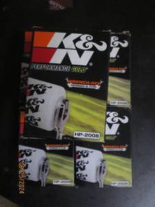 5 K&ampN performance gold wrench off HP-2008 oil filters fit lots of viechles
