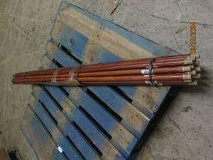 12 broom handles...