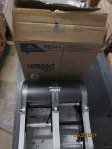 new compact quad 4 roll bath tissue vertical dispenser