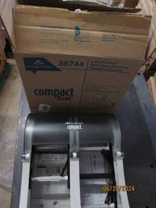 new compact quad 4 roll bath tissue vertical dispenser