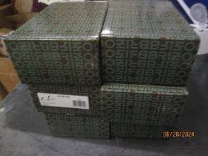 6 brass toilet paper holders...