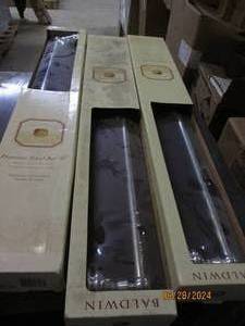 3 baldwin 30 inch towel bars...
