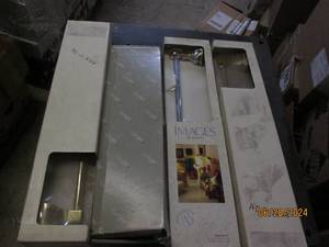 4 various towel bars...