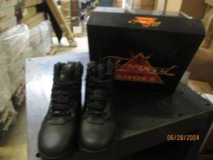 thorogood size 4 mens size 6 womens deuce z-trac 6 inch side zip boot