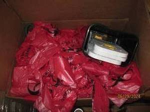 case of red bags...