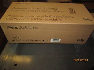 aleris led desk lamp with usb built in battery includes 15 watt integrated led lighting three diffrent led light sources cool whiteneutral light, warm light retail $135.00