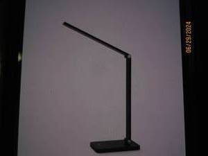 aleris led desk lamp with usb built in battery includes 15 watt integrated led lighting three diffrent led light sources cool whiteneutral light, warm light retail $135.00