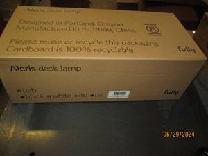 aleris led desk lamp with usb built in battery includes 15 watt integrated led lighting three diffrent led light sources cool whiteneutral light, warm light retail $135.00