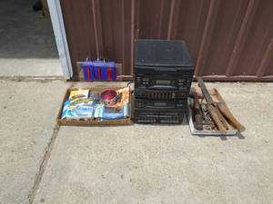 Misc treasures. Radiotoolsetc. As shown.