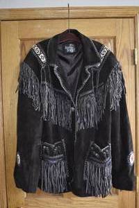 lot 41 image: Western Fringe Suede Jacket