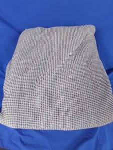 lot 26 image: New Micro Waffle Coverlet - Threshold King Size