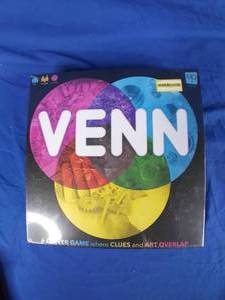 lot 54 image: New Venn Board Game  Family Game for 2 Players  Cooperative & Competitive