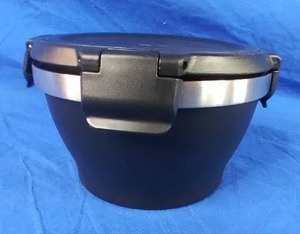 lot 66 image: New Stanley 16 oz Fresh-to-Table Stainless Steel Leak Proof Bowl Black