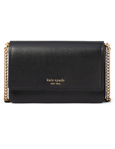 lot 65 image: New Kate Spade Morgan Flap Saffiano Leather Chain Wallet