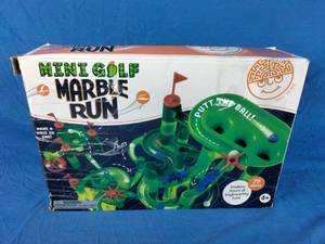 lot 115 image: New MindWare Marble Run Mini Golf - Building Toys for Kids Ages 4-8